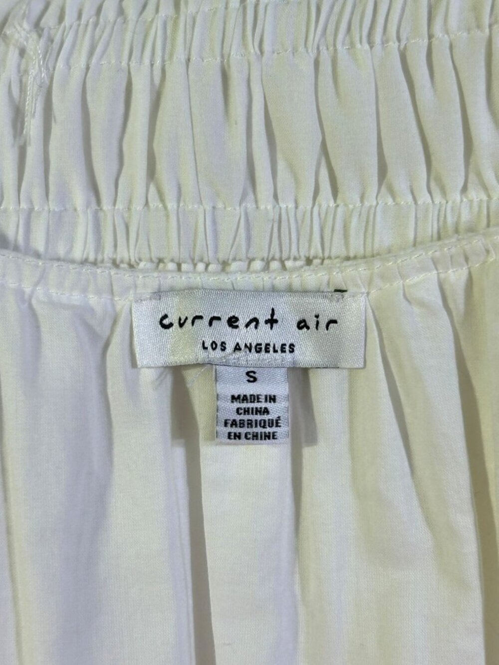 Current Air Los Angeles Women White Cotton Leia Embroidered Midi Dress Sz S 3580 - Picture 6 of 15